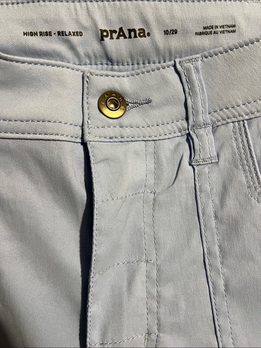 Prana Light Blue Zion Cargo Pants NWOT - Picture 2 of 3